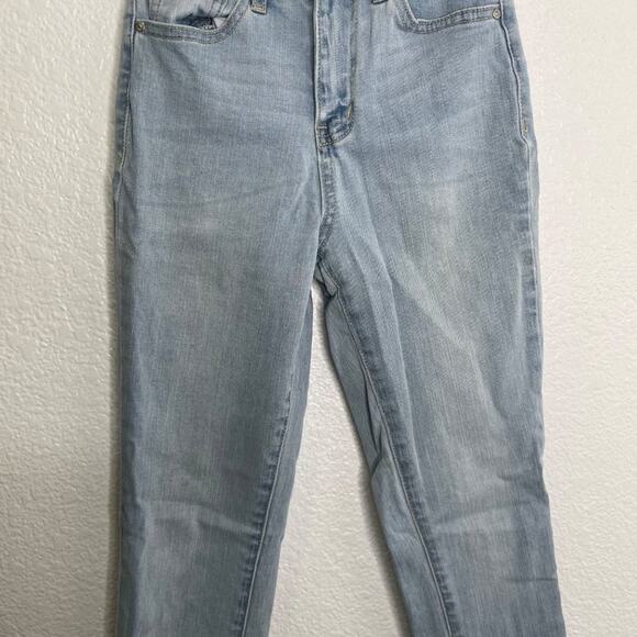 RSQ Jeans Womens Size 23 Light Wash Denim Blue Super High Rise Jeggings - Picture 7 of 10